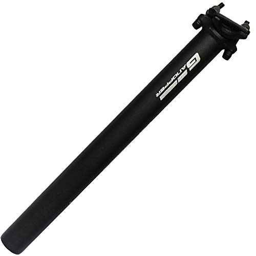 GANOPPER 27.2 * 400mm Largo Doble Cerrado Tija de sillín de Bicicleta Pista de Carretera Asiento de Bicicleta Poste de Suspensión Cojín Silla de Montar Varilla (27.2 * 400mm)