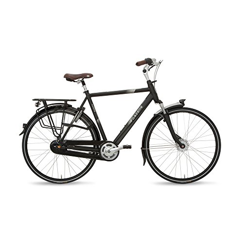 Gazelle Arroyo C7+ 2016 - Bicicleta urbana para hombre, color Negro , tamaño 57 cm, tamaño de rueda 28.0