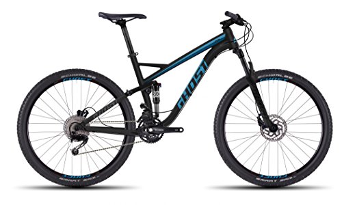 Ghost Kato FS 2 27.5R - Bicicleta de montaña (suspensión completa, 50 cm), color negro y azul