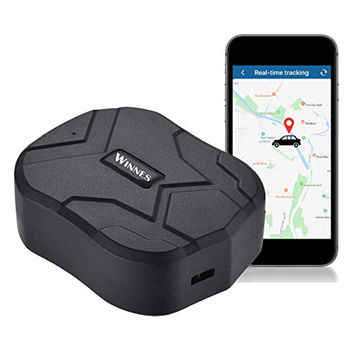 GPS Tracker,10000mAh 150 días de Espera,Seguimiento en Tiempo Real,Magnético Fuerte Rastreador Antirrobo a Prueba de Agua,Localizador de GPS para Coche/Camión/Motocicleta/Barco, Aplicación Gratuita