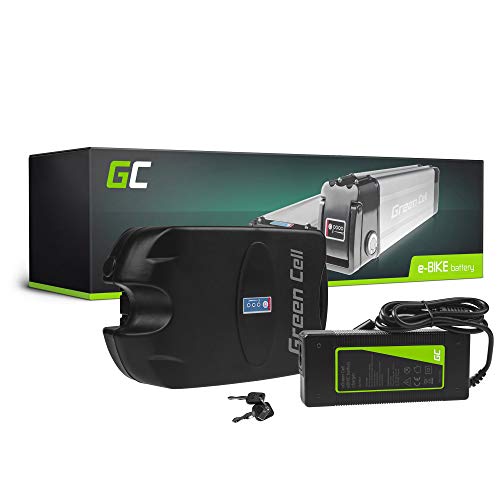 Green Cell® Bateria Bicicleta Electrica 36V 12Ah Frog-Type E-Bike Li-Ion y Cargador