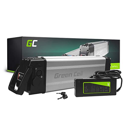 Green Cell GC® Bateria Bicicleta Electrica 24V 12Ah Silverfish Li-Ion E-Bike Batería y Cargador