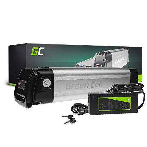 Green Cell GC® Bateria Bicicleta Electrica 36V 8.8Ah Silverfish Li-Ion E-Bike Batería y Cargador