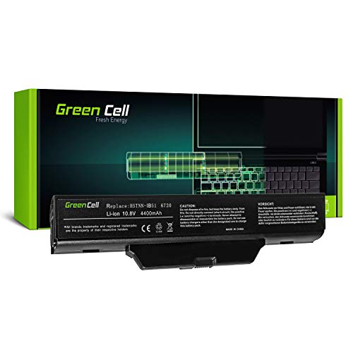 Green Cell® Standard Serie HSTNN-IB51 / HSTNN-LB51 / HSTNN-OB51 Batería para HP Compaq 550 610 615 6720s 6730s 6735s 6820s 6830s Ordenador (6 Celdas 4400mAh 10.8V Negro)