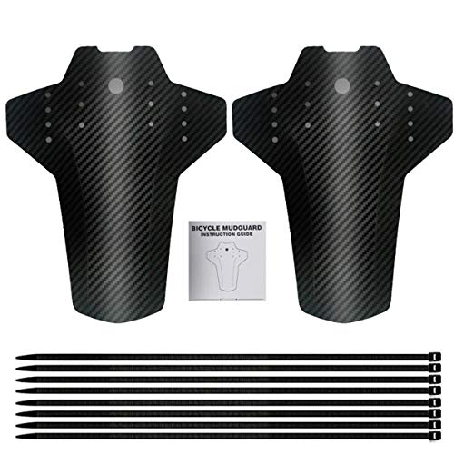 Guardabarros MTB, Guardabarros Bicicleta, 2Pcs Guardabarros Bicicleta Montaña, MTB Mudguard Delantero y Trasero Compatible se Adapta a 26" 27,5" 29" Pulgadas de Bici y Bicicleta Fat (A) Guardabarros MTB, Guardabarros Bicicleta, 2Pcs Guardabarros Bicicleta Montaña, MTB Mudguard Delantero y Trasero Compatible se Adapta a 26" 27,5" 29" Pulgadas de Bici y Bicicleta Fat (A)