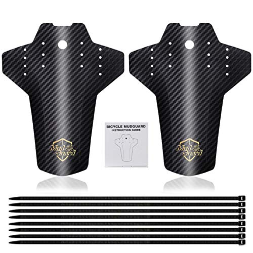 Guardabarros MTB, Guardabarros Bicicleta, 2Pcs Guardabarros Bicicleta Montaña, MTB Mudguard Delantero y Trasero Compatible se Adapta a 26" 27,5" 29" Pulgadas de Bici y Bicicleta Fat (C) Guardabarros MTB, Guardabarros Bicicleta, 2Pcs Guardabarros Bicicleta Montaña, MTB Mudguard Delantero y Trasero Compatible se Adapta a 26" 27,5" 29" Pulgadas de Bici y Bicicleta Fat (C)