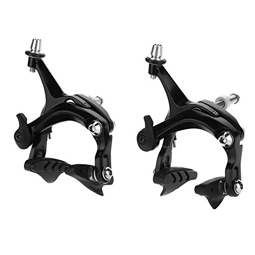 Juego de frenos de bicicleta de pinza, 1 par pinzas freno para bici Bicicleta de carretera de montaña BMX MTB forma de U de la bicicleta Mecánico de frenos de doble pivote piezas de reparación Juego de frenos de bicicleta de pinza, 1 par pinzas freno para bici Bicicleta de carretera de montaña BMX MTB forma de U de la bicicleta Mecánico de frenos de doble pivote piezas de reparación