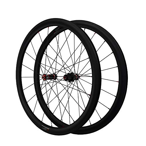 Juego De Ruedas De Bicicleta De Carretera Llantas De Fibra De Carbono 700C 40/50/55MM Bicicleta Rueda Delantera Rueda Trasera Freno V Cubo De Fibra De Carbono Lanzamiento Rápido 7-11 Velocidad,40mm Juego De Ruedas De Bicicleta De Carretera Llantas De Fibra De Carbono 700C 40/50/55MM Bicicleta Rueda Delantera Rueda Trasera Freno V Cubo De Fibra De Carbono Lanzamiento Rápido 7-11 Velocidad,40mm