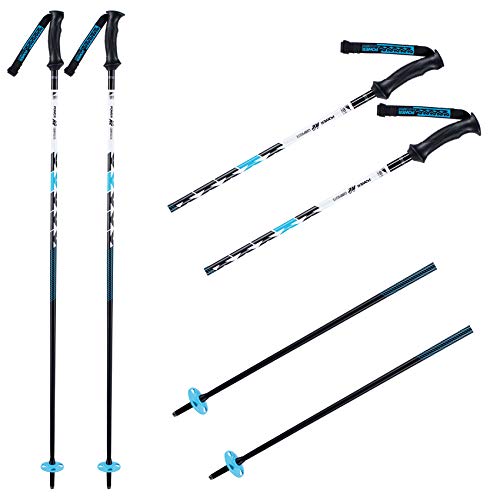 K2 Power Composite - Bastones de esquí para Hombre (125 cm), Color Negro