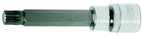 KS Tools 918.1695 - Llave de vaso con punta para tornillos XZN (1/2", larga, cromada, M12)