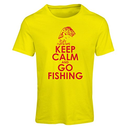 lepni.me Camiseta Mujer Ropa de Pesca Regalo Gracioso Pescador Citas de Humor (Small Amarillo Multicolor)