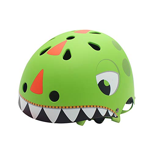 LZDMY Casco Ciclismo Bicicleta Niños Infantil Protección para Patines Patinete Patinaje Skate Monopatín Scooter para Deportes Regalo Bebe Proteccion (Verde)