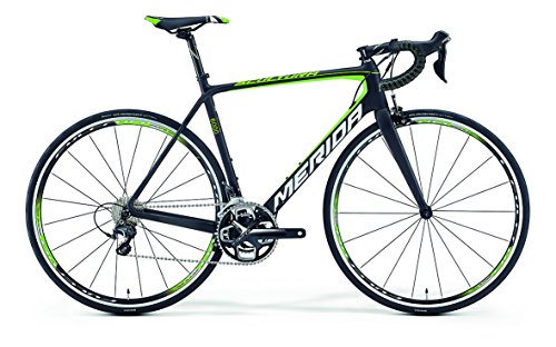 Merida Scultura 6000 - Bicicleta de carreras de carbono de 28 pulgadas (2016), 52 cm, color negro y verde