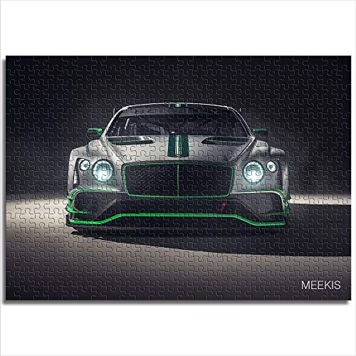 mmkow 1000 Piezas Bentley Continental GT Puzzle de Juguete Divertido Juguete de Regalo 38x52