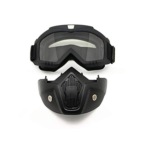 Motocicleta Bici de la Suciedad ATV Gafas Máscara Desmontable Proteger Acolchado Casco Gafas de Sol Montura en Carretera UV Gafas de Moto