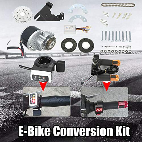OUKANING Kit de conversión para bicicleta eléctrica de 250 W y 24 V