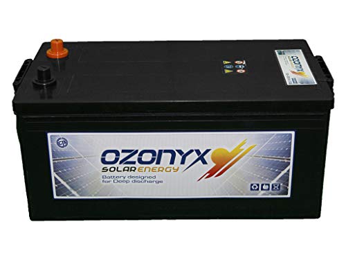 Ozonyx MP000281 Batería solar sellada, libre de mantenimiento, 250 AH