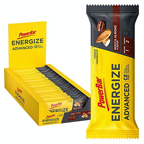 Powerbar Powerbar Energize Advanced Mocca Almond (25X55G) - Barra de Energía con C2Max 25 Unidades 1380 g Powerbar Powerbar Energize Advanced Mocca Almond (25X55G) - Barra de Energía con C2Max 25 Unidades 1380 g