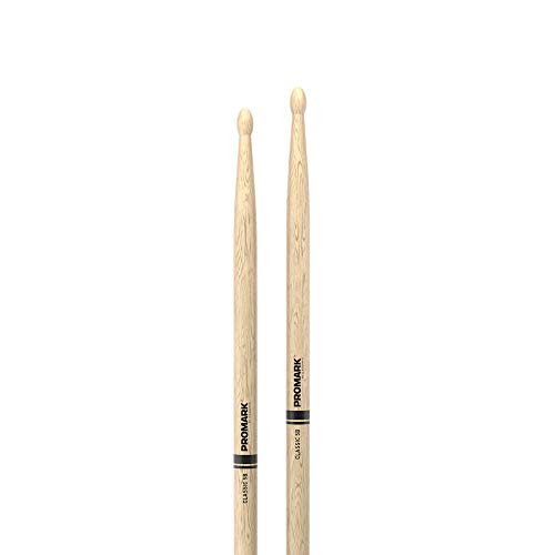 ProMark PW5BW - Baquetas 5B para cajas y baterías (punta de madera, roble, 15 mm) ProMark PW5BW - Baquetas 5B para cajas y baterías (punta de madera, roble, 15 mm)
