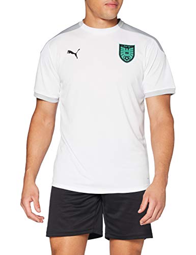PUMA Öfb Training Jersey Camiseta, Hombre, Puma White-High Rise, M