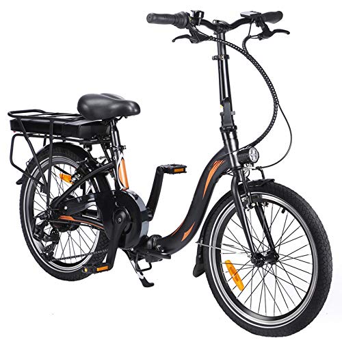 Roeam Bicicleta eléctrica Plegable, Bicicleta Eléctrica Adultos con Motor de 36V / 250w y Neumáticos de 20 Pulgadas,Campo de prácticas de 50-55 km