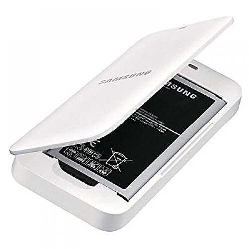 SAMSUNG BT-EBKG800BWEGW - Pack Cargador y batería Extra Galaxy S5 Mini, Color Blanco