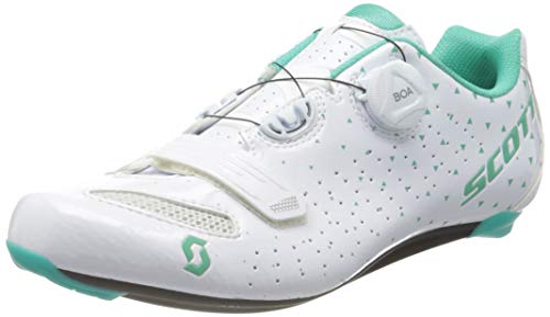 Scott Carretera Comp Boa Lady, Zapatillas Mujer, GL WH Tq Bl, 41 EU Scott Carretera Comp Boa Lady, Zapatillas Mujer, GL WH Tq Bl, 41 EU