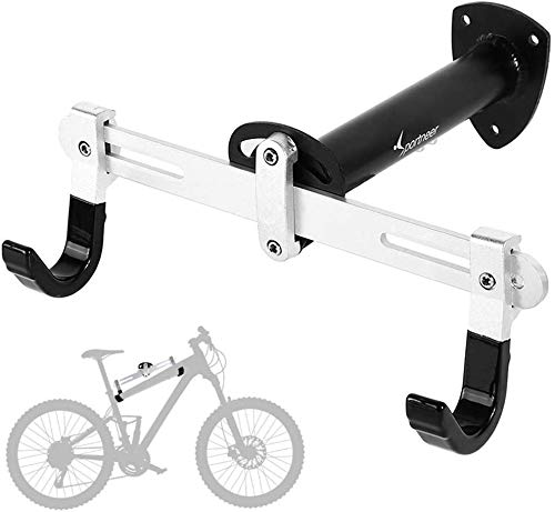 Soporte de pared para bicicleta Sportneer. soporte de montaje para bicicleta de carretera, bicicleta de montaña, BMX, Ángulo y longitud ajustable Soporte de pared para bicicleta Sportneer. soporte de montaje para bicicleta de carretera, bicicleta de montaña, BMX, Ángulo y longitud ajustable