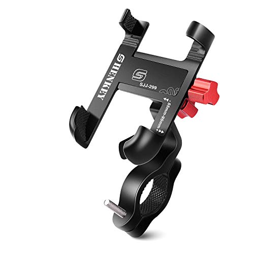 Soporte Movil Bicicleta y Moto, Soporte de Teléfono Celular de Aluminio de 360° para Motocicleta de Bicicleta Compatible con iPhone12 Mini,12 Pro, 11, X,8, 7, 6S, Samsung S10 S9 S8 Soporte Movil Bicicleta y Moto, Soporte de Teléfono Celular de Aluminio de 360° para Motocicleta de Bicicleta Compatible con iPhone12 Mini,12 Pro, 11, X,8, 7, 6S, Samsung S10 S9 S8