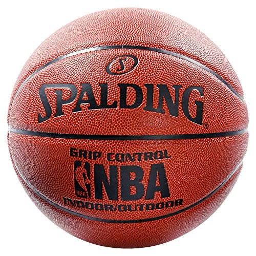Spalding NBA Grip Control In/out Sz.7 (74-577Z) Balón de Baloncesto, Hombre, Naranja, 7