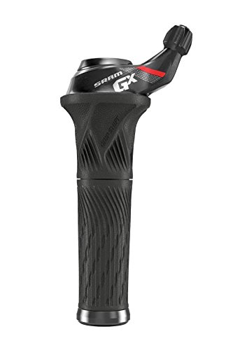 Sram MTB Gx Grip Shift 11 Speed Rear with Locking Grip - Cambio para Bicicletas, Color Rojo, Talla 11 Speed