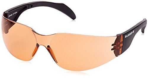 Swiss Eye Outbreak Protector - Gafas de Sol Deportivas Unisex, Color Negro/Naranja, tamaño Mediano