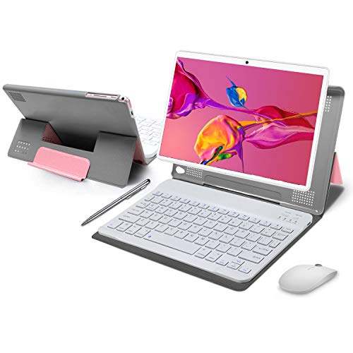 Tablet 10 Pulgadas 4GB de RAM 64GB de ROM Android 10 Certificado por Google GMS Tablet PC Baratas y Buenas Batería 8000mAh Quad Core 4G Dual SIM 8MP Cámara Netflix WiFi Bluetooth GPS OTG(Rosa) Tablet 10 Pulgadas 4GB de RAM 64GB de ROM Android 10 Certificado por Google GMS Tablet PC Baratas y Buenas Batería 8000mAh Quad Core 4G Dual SIM 8MP Cámara Netflix WiFi Bluetooth GPS OTG(Rosa)