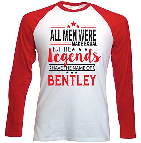 teesquare1st Bentley Camiseta DE Mangas ROJA LARGAS T-Shirt Size Xlarge
