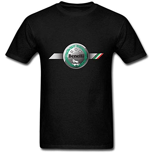 UWV huguohuadg Motorcycles Logo Benelli Motor Men's T-Shirt （Size:XXL