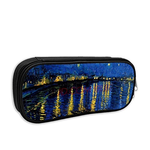 Vincent Starry Night Over The Rhone linda bolsa de cosméticos a prueba de agua bolsas de maquillaje de viaje para mujeres niña BB700B