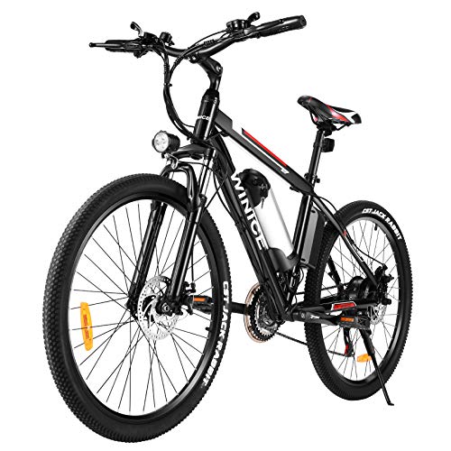 VIVI Bicicleta Eléctrica, 26" Bicicleta Eléctrica Bicicleta de Montaña Eléctrica para Adultos, 350W E-Bike Bici Electrica con 36V 8Ah Batería de Litio de, Engranajes De 21 Velocidades