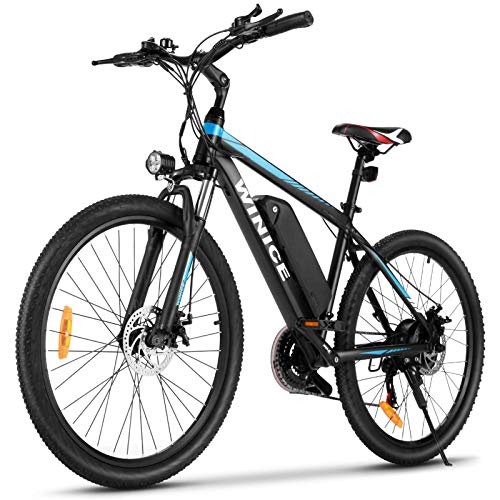 VIVI Bicicleta Eléctrica, 26" Bicicleta Montaña Adulto, Bicicleta Electrica Montaña, 350W Bicicletas Eléctricas con Batería De Iones De Litio Extraíble De 10,4 Ah, Engranajes De 21 Velocidades