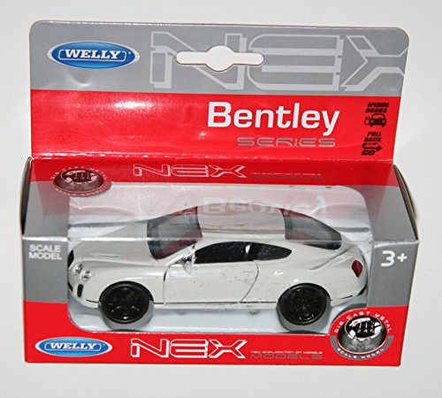 Welly - Bentley Continental Supersports (Blanco) - Modelo fundido a troquel Escala 1:39