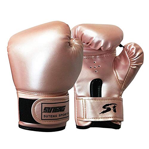 Guantes de Boxeo para Niños PU Sparring Punzonado Guantes de Entrenamiento con Saco de Boxeo Inflable Bomba para Niños de 3-12 Años