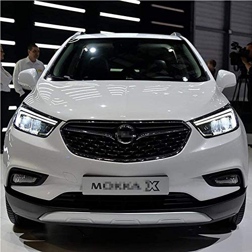 XAYGB 4 Protectores De Umbral De Puerta De Acero Inoxidable, para Opel Mokka X 2018-2020, Barra De Umbral Antideslizante, Tira De ProteccióN Antirrayas, Accesorios Decorativos