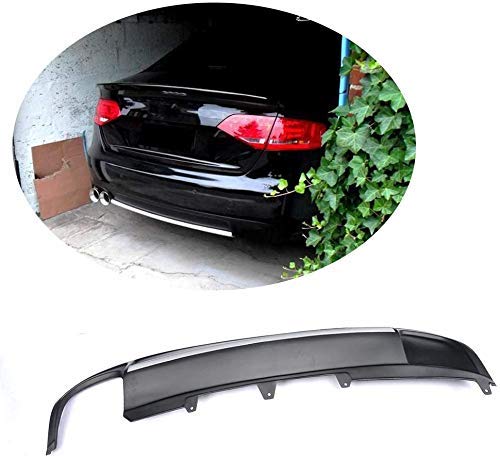 XTT Se Adapta a Audi A4 B8 Non-Sline Non-S4 2009 2010 2011 2012 Kit de Cuerpo de alerón difusor de Parachoques Trasero de PU Negro de Repuesto XTT Se Adapta a Audi A4 B8 Non-Sline Non-S4 2009 2010 2011 2012 Kit de Cuerpo de alerón difusor de Parachoques Trasero de PU Negro de Repuesto