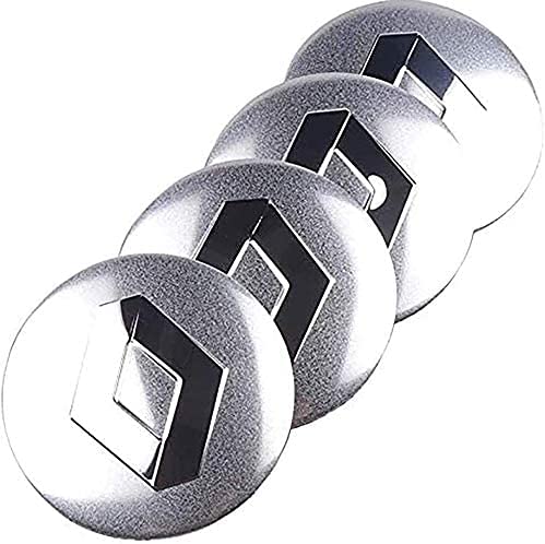 YANXS 4PCS Tapas Centrales para Llantas, Coche Wheel Centrales De Rueda Tapa del Cubo Decorativa Pegatinas Accesorios para Renault Megane 2 3 Duster Logan Clio Laguna 2 Captur, 56mm YANXS 4PCS Tapas Centrales para Llantas, Coche Wheel Centrales De Rueda Tapa del Cubo Decorativa Pegatinas Accesorios para Renault Megane 2 3 Duster Logan Clio Laguna 2 Captur, 56mm