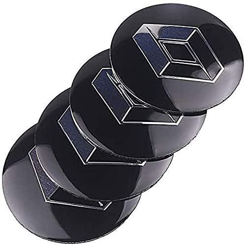 YANXS 4PCS Tapas Centrales para Llantas, Coche Wheel Centrales De Rueda Tapa del Cubo Decorativa Pegatinas Accesorios para Renault Megane 2 3 Duster Logan Clio Laguna 2 Captur, 56mm YANXS 4PCS Tapas Centrales para Llantas, Coche Wheel Centrales De Rueda Tapa del Cubo Decorativa Pegatinas Accesorios para Renault Megane 2 3 Duster Logan Clio Laguna 2 Captur, 56mm