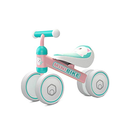 YGJT Bicicletas sin Pedales para niños 1 Año(10-18 Meses) Triciclos Bebes Correpasillos Juguetes Regalos bebé Bici sin Pedales niño (Gato)