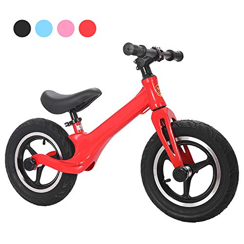 YRYBZ Bicicletas sin Pedales 2-6 Años Bici Bebes Juguetes Regalos Bebé Bici sin Pedales Niño, Bicicleta Infantil de Equilibrio/Rojo