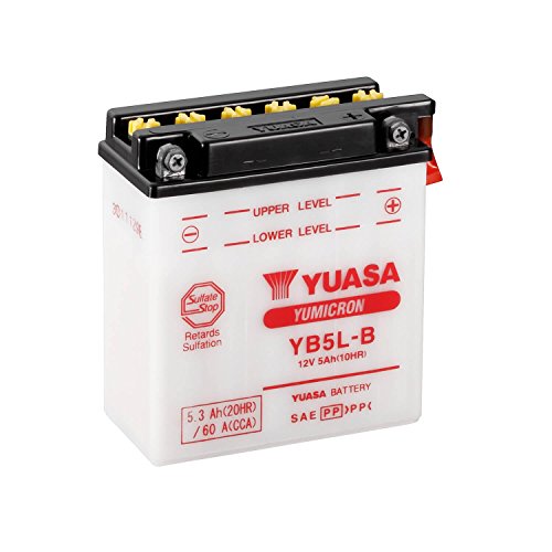 YUASA - Batería YB5L-B Combipack (con electrolito)
