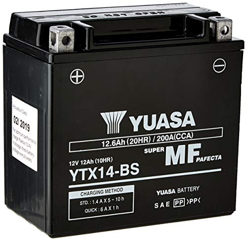 Yuasa YTX14-BS(WC) Batería sin mantenimiento Yuasa YTX14-BS(WC) Batería sin mantenimiento