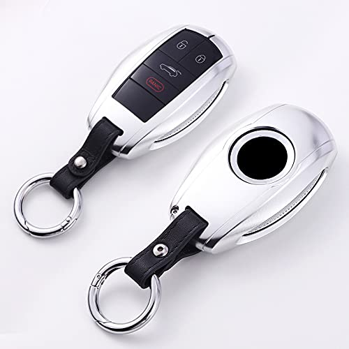 Ztuaalui Cubierta de la Caja de la Llave del Coche de aleación de Aluminio, para Bentley Bentayga 2018 Continental GT Llavero Car-Styling Key Accessories Protect Case