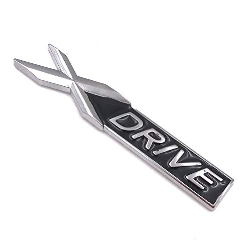 1PCS 3D Chrome Metal XDRIVE X Drive Emblema Logo Etiqueta Insignia Calcomanía Car Styling, para BMW X1 X3 X5 X6 E39 E36 E53 E60 E90 F10 E46